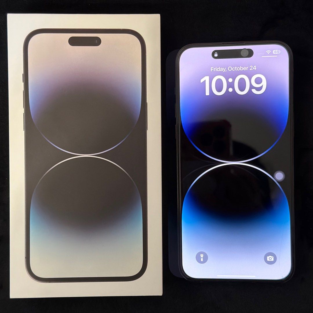 iPhone 14 Pro Max 256gb (Category: iPhone 14 Series) located in Manila. Submitted by shobeboo18_ (Listing ID 1403010376, Image 1). Description: iPhone 14 Pro Max 256gb Space Black No issues No sim restrictions (open line) 83% battery health Inclusions: Complete box Original cord (unused) Sim ejector Official receipt Free 1 pc tempered glass (privacy) Free 2 pcs silicone case (clear and black) Slightly negotiable RFS: Upgrade 📍Manila or QC area .