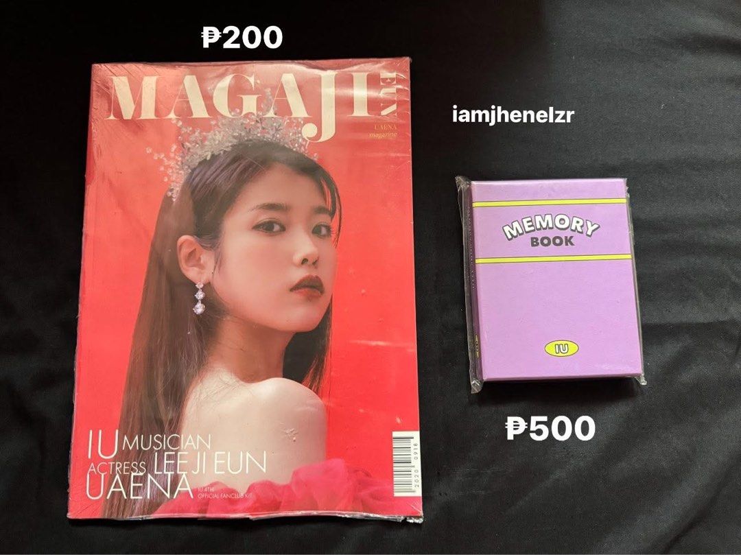 IU / LEE JIEUN MD (Category: CDs & DVDs) located in Pasay City. Submitted by iamjhenelzr (Listing ID 1402862923, Image 3). Description: [WTS/LFB] ONHAND personal collection IU Palette Album Sealed - 500 (SOLD OUT ❌) IU 5th Gen Brochure w/ NameTag and box - 400 IU Maga Jieun ₱200 IU Memory Book - ₱500 IU Bylac Unsealed w/o PC - ₱350 (Will give freebies) Rfs - quitting sale/need funds MOP: Gcash/PayMaya + lsf (sdd within metro manila) dm for intere