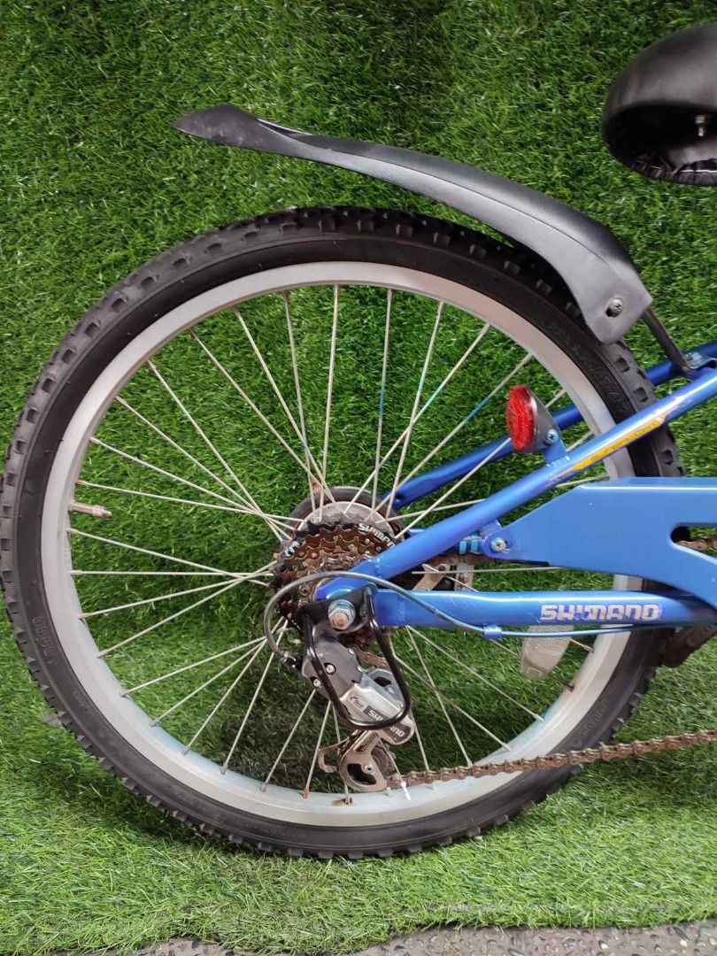 Japan Surplus 21 Technology MTB Kid's 22" (Category: Bicycles) located in Valenzuela. Submitted by haponbikessurplus (Listing ID 1402842696, Image 2). Description: 21 Technology MTB Kid's 22 x 1.75 Tire Size High Tensile Steel Frame 6 Speed Shimano Revoshift Shimano SIS Equipped Alloy Rims With Basket Disclaimer: Product color may slightly vary due to photographic lighting sources or your screen settings..