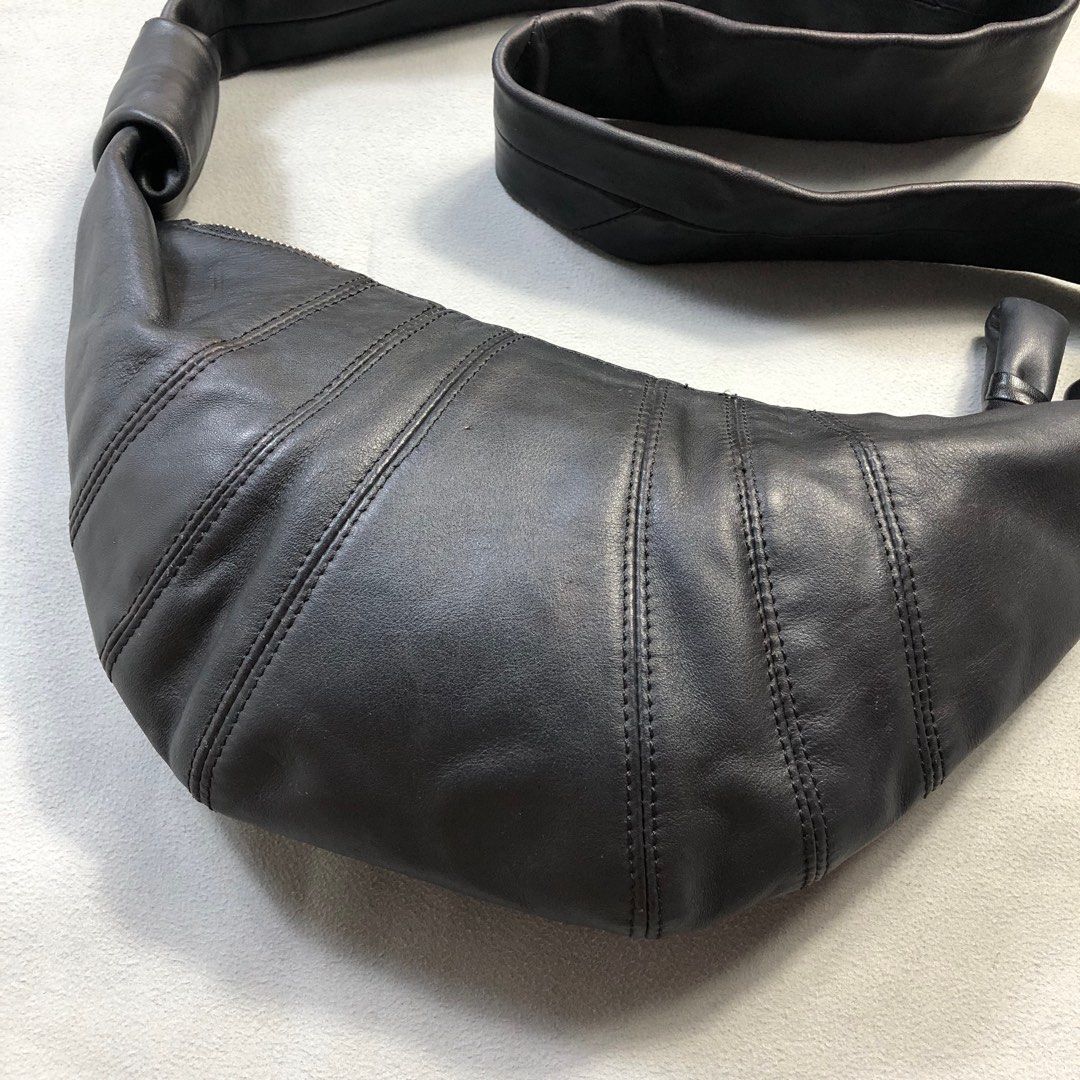 Lemaire Croissant Bag (Category: Cross-body Bags) located in Manila. Submitted by stablesource (Listing ID 1403000185, Image 2). Description: Lemaire Croissant Bag Sign of Usage Minimal Issue Sling Konting Scratches Missing Washtag Kindly Check All Details Before Purchase🤝.