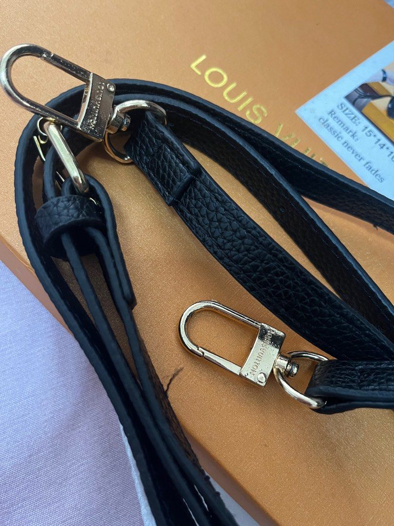 Louis Vuitton Monogram Mini Bucket Bag (Category: Luxury Bags & Wallets) located in Calamba. Submitted by rosychix (Listing ID 1402894203, Image 3). Description: Louis Vuitton mini bucket bag - color black with white monogram print - Includes a detachable 2x strap and original box - The bag has a drawstring closure and a fabric interior - Comes with a receipt - Authenticity not guaranteed .