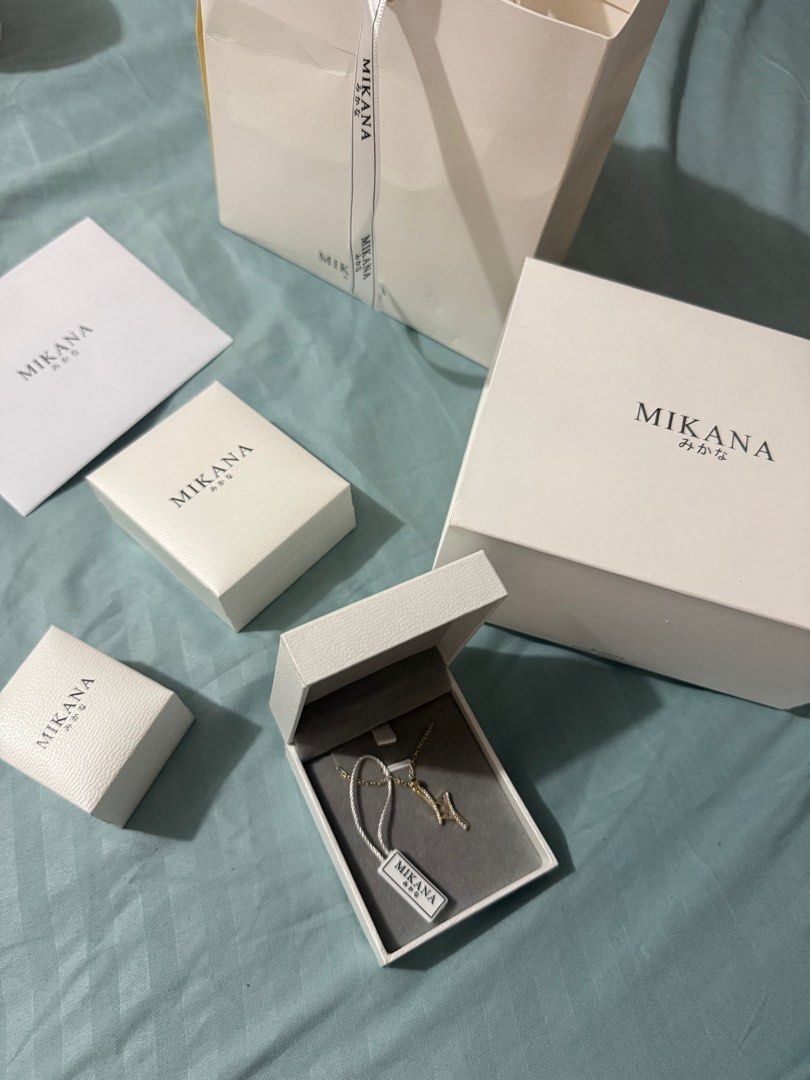 Mikana Gold Necklace with Crystals (Category: Necklaces) located in Las Pinas. Submitted by mayconcepcion (Listing ID 1402936309, Image 2). Description: Never worn.