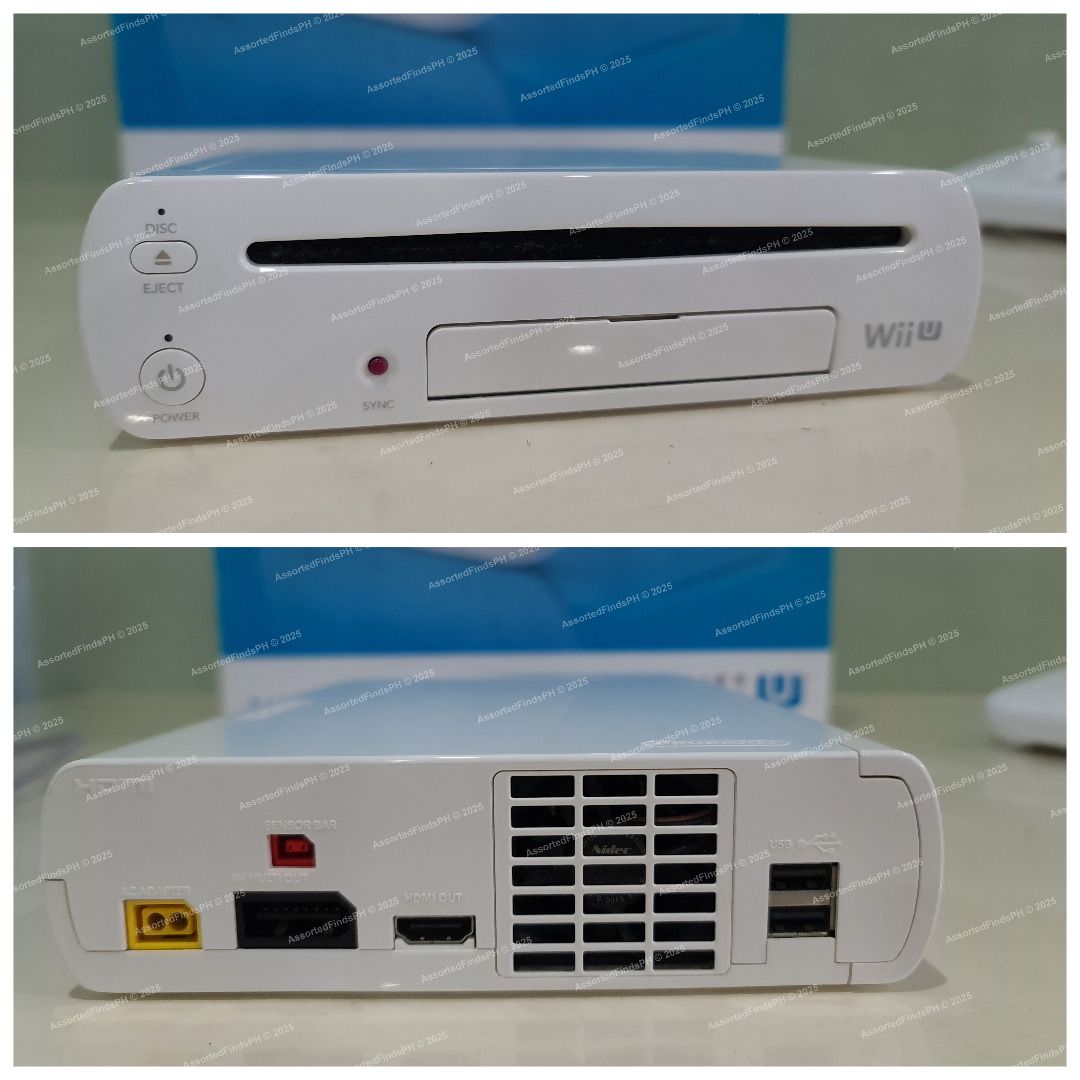 Modded Wii U Basic Set 8GB + 128GB SSD with Box (READ DESCRIPTION) (Category: Nintendo) located in Quezon City. Submitted by assortedfindsph (Listing ID 1402885691, Image 3). Description: "Post will be marked as sold once sold." Selling my Wii U Used but not abused. 6,7k (Fixed Price) Questions like “Is this available?”, “LP?”, or anything already stated in the description will be ignored. Model: Basic Set 8GB Bought in Kyoto, Japan 🇯🇵 last yea