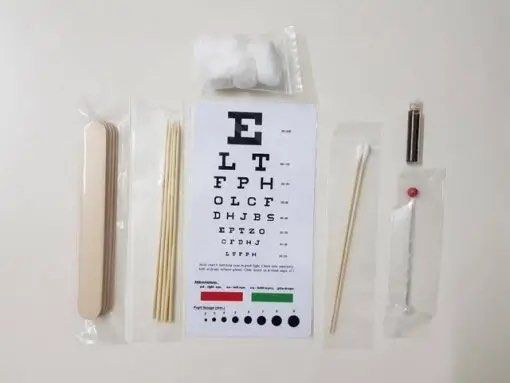 Module Eye Testing Kit Neurological kit, Health & Nutrition, Medical Supplies & Tools on Carousell