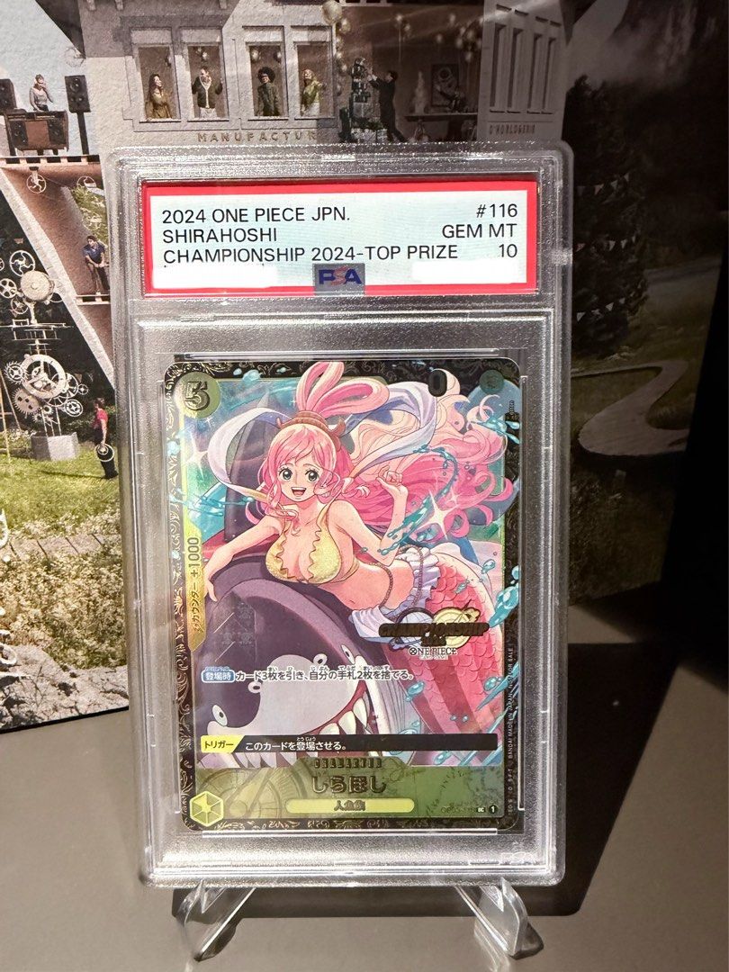 OP03-116 One Piece CS Shirahoshi Championship 2024 Top Prize PSA