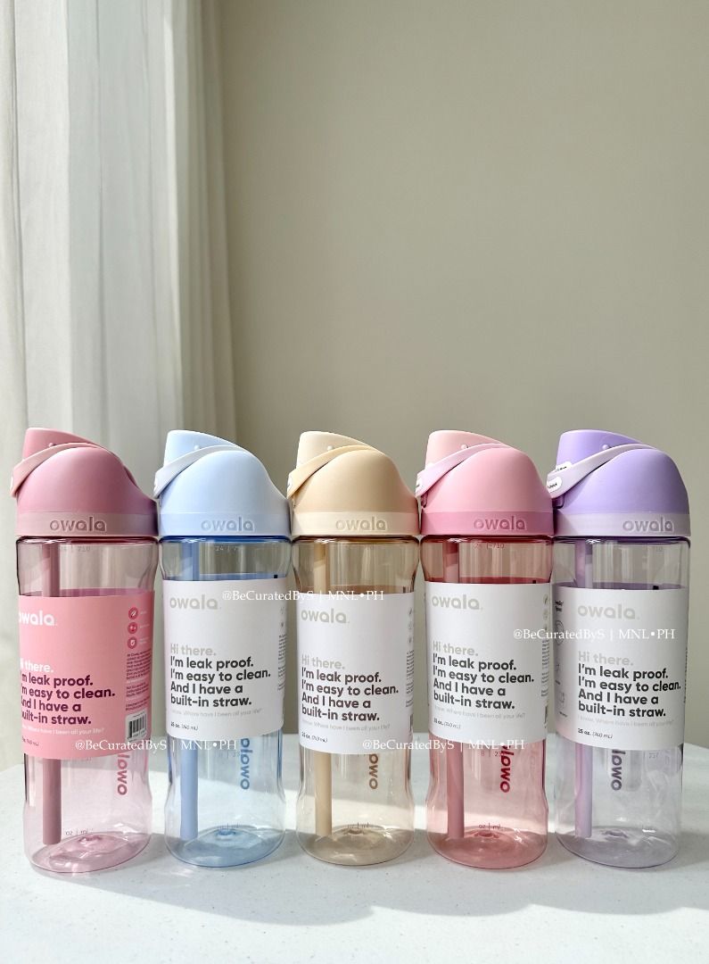Owala Tritan Bottles (BPA) (Category: Water Bottles & Tumblers) located in Manila. Submitted by sofia.uy7 (Listing ID 1402907486, Image 3). Description: 🫧 Owala Tritan 25oz Lightweight, fuss-free hydration buddy ⚬ Comes with the same patented sip-or-swig FreeSip spout that we all love so much 🩷 ⚬ Made of BPA, phthalate-free, stain and odor-resistant durable Tritan plastic ⚬ Comes in 25oz only! ✨. ₱1990 each! ❌ LAST PRICE POSTED! HAGGLERS WILL N
