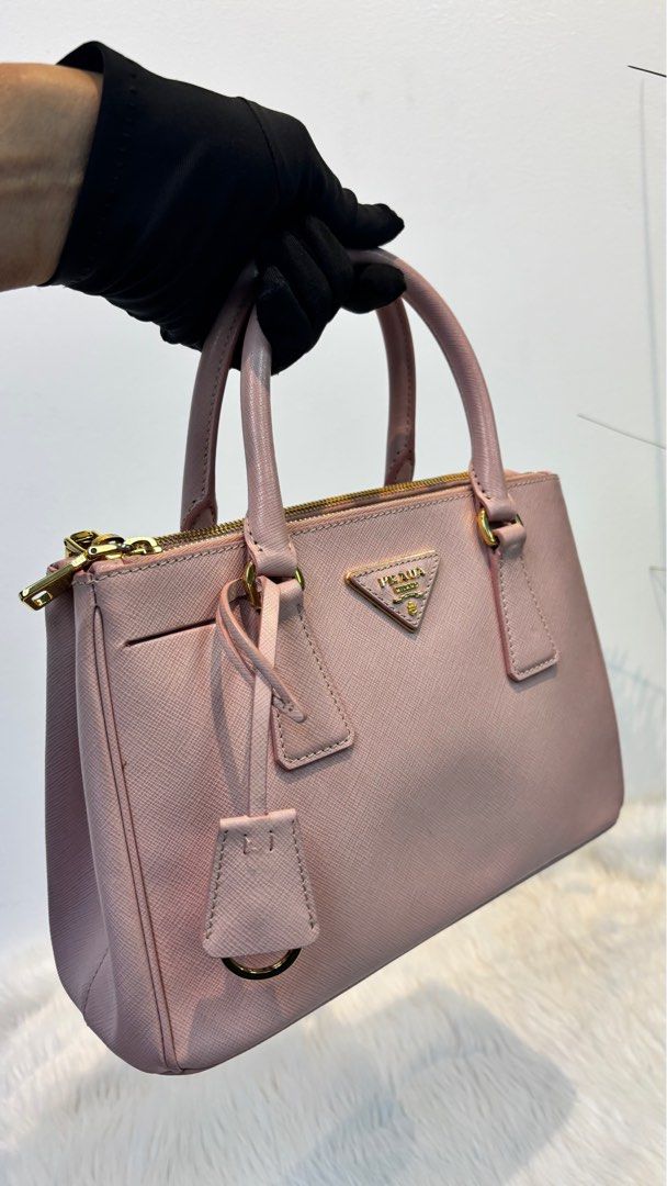 PRADA Orchidea Mini Saffiano Lux Leather Double Zip Bag (Category: Luxury Bags & Wallets) located in Manila. Submitted by luxemax_09 (Listing ID 1402985924, Image 3). Description: .