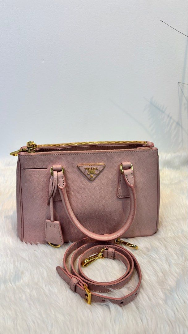 PRADA Orchidea Mini Saffiano Lux Leather Double Zip Bag (Category: Luxury Bags & Wallets) located in Manila. Submitted by luxemax_09 (Listing ID 1402985924, Image 1). Description: .