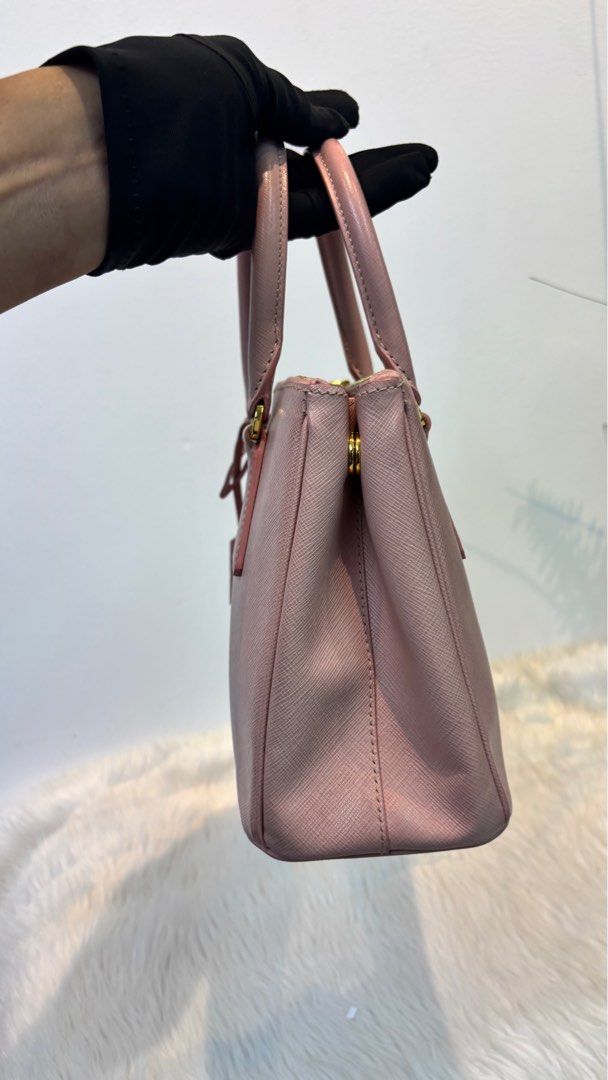PRADA Orchidea Mini Saffiano Lux Leather Double Zip Bag (Category: Luxury Bags & Wallets) located in Manila. Submitted by luxemax_09 (Listing ID 1402985924, Image 2). Description: .
