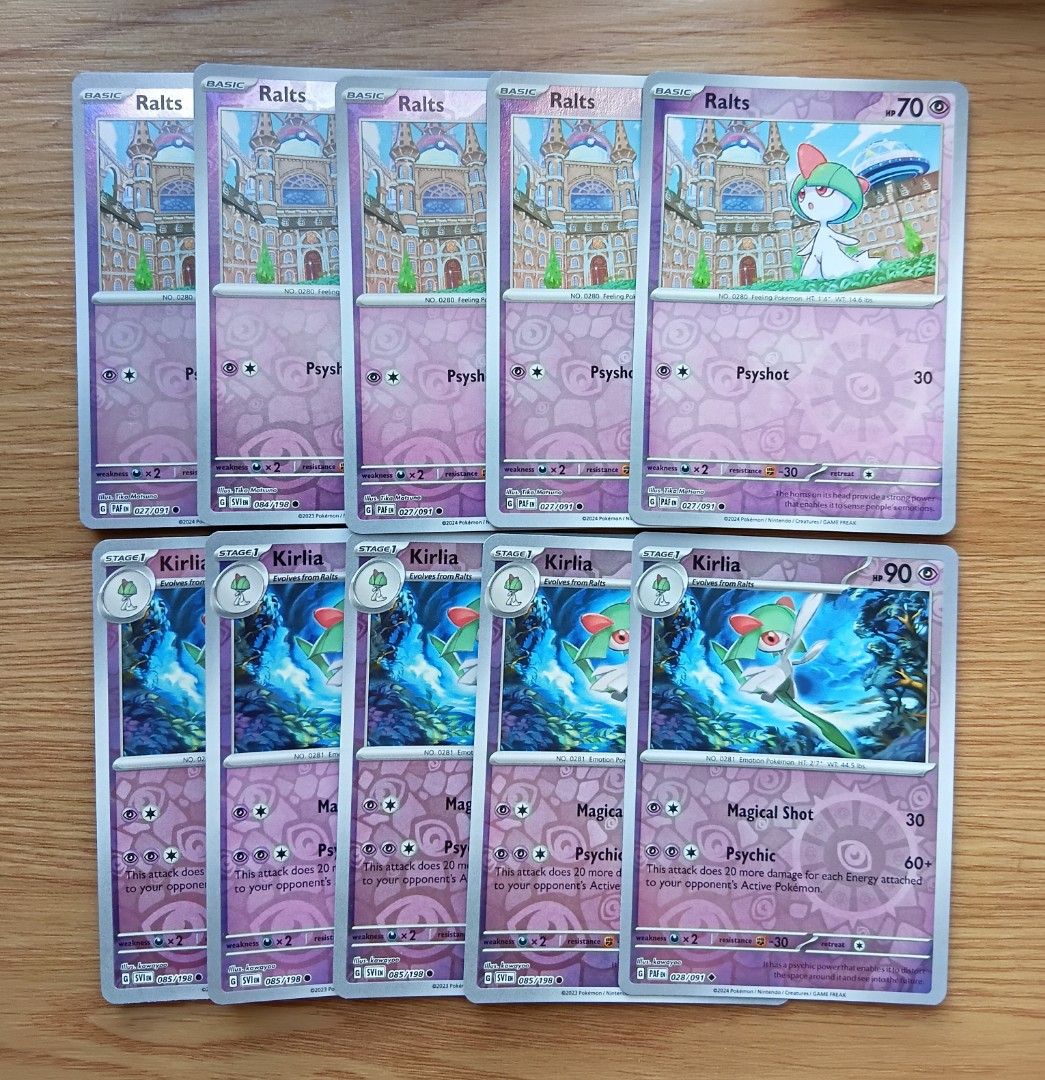 Ralts Kirlia Holo SV1 Pokemon Pokémon Cards, Hobbies & Toys, Toys ...