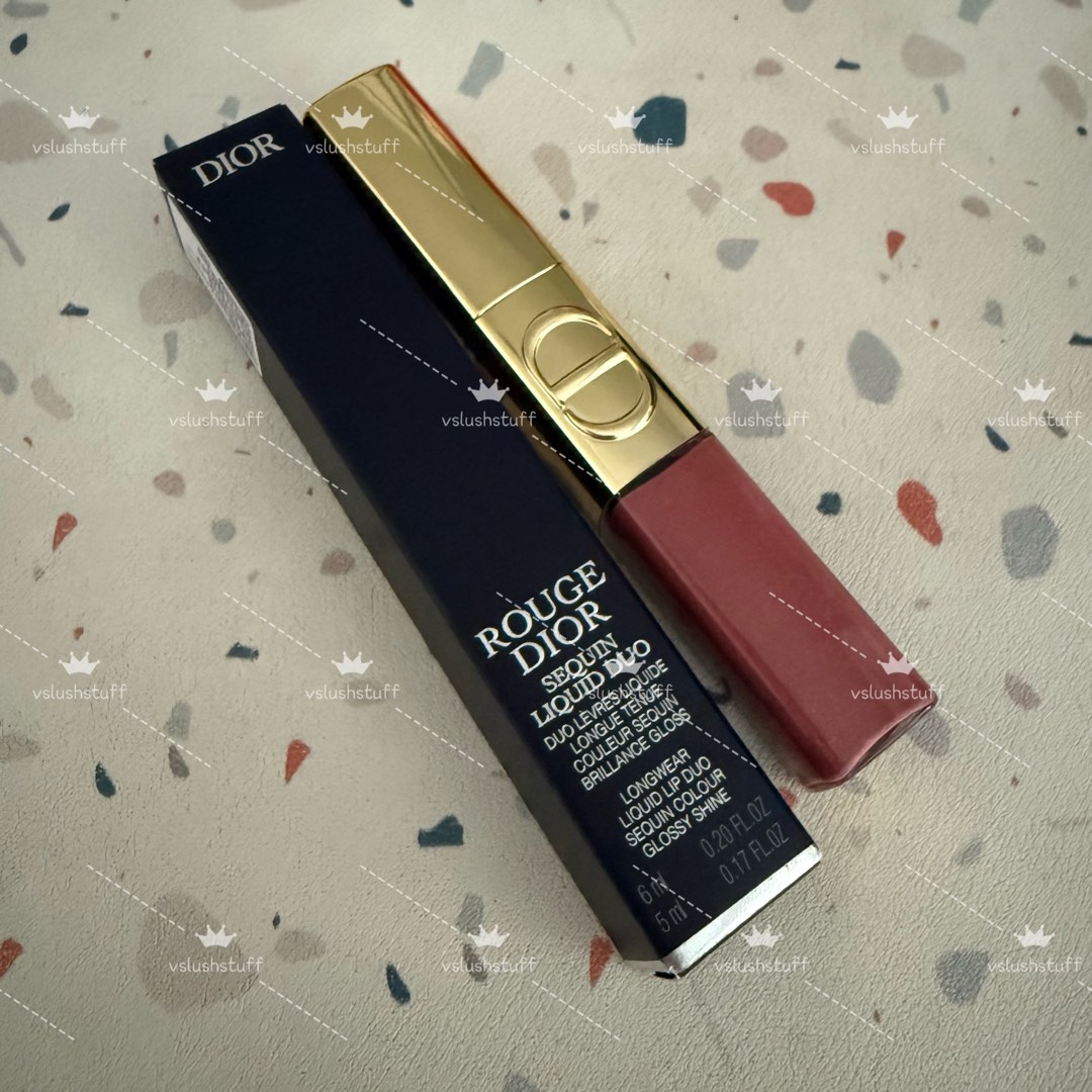 Rouge Dior Sequin Liquid Lip Duo 420, Beauty & Personal Care, Face