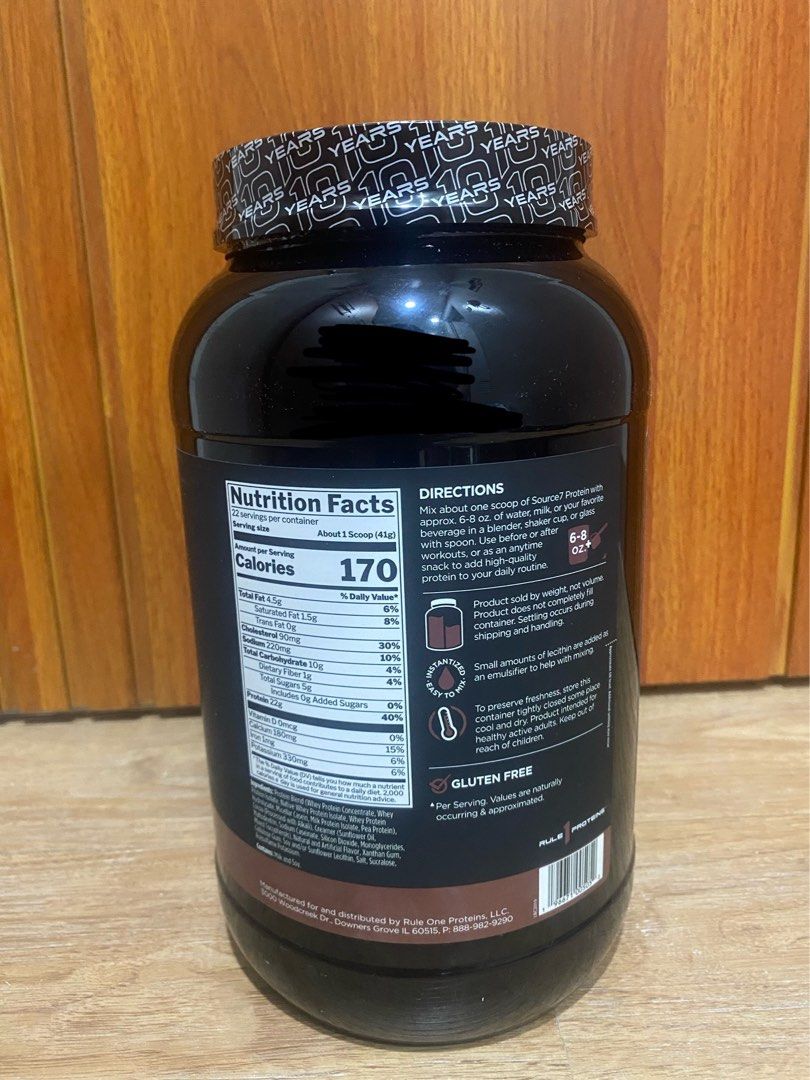 Rule 1 Whey Protein Chocolate 2lbs (Category: Sports & Fitness Nutrition) located in Santa Rosa. Submitted by maranangiancarlo (Listing ID 1403025718, Image 2). Description: Rule 1 Source 7 Protein in Chocolate flavor 2lbs BRAND NEW SEALED.