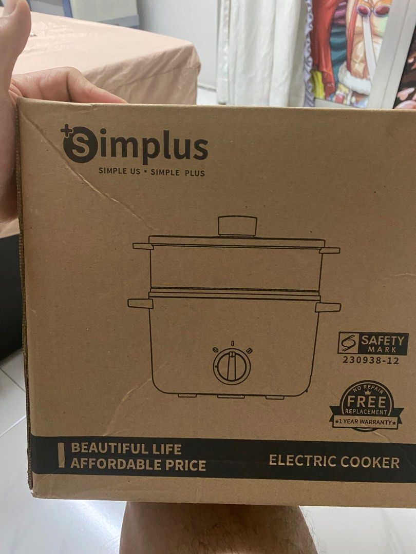 Simplus Electric Cooker - Brand New, TV & Home Appliances, Kitchen ...
