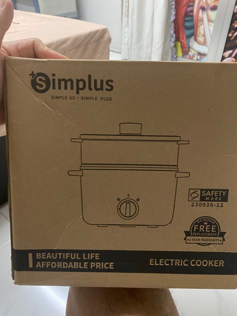 Simplus Electric Cooker - Brand New, TV & Home Appliances, Kitchen ...