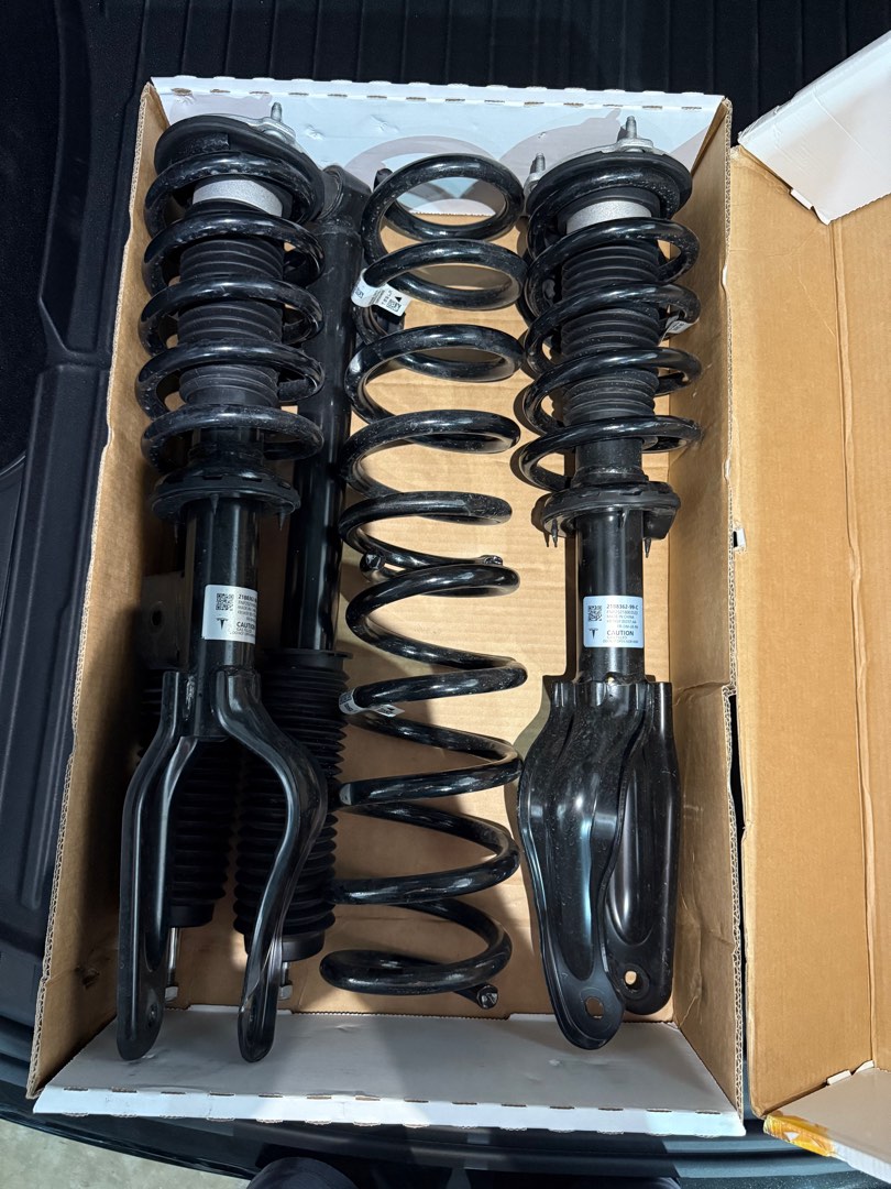 Tesla Model Y Juniper stock suspension, Car Accessories, Accessories on ...