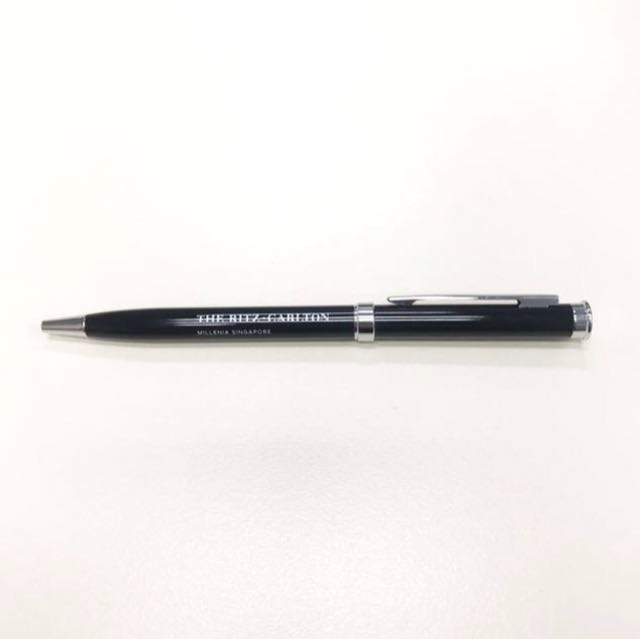 The RITZ CARLTON Black Ball Point Twist Metal Pen, Hobbies & Toys ...