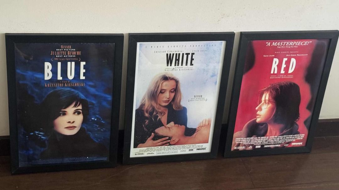 The Three Colours Trilogy Framed Posters, Hobbies & Toys, Memorabilia ...