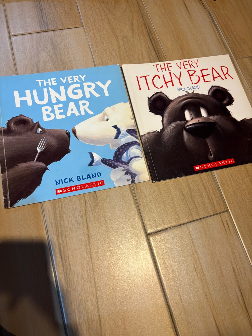 The Very Hungry Bear & Itchy Bear Books by Nick Bland, Hobbies & Toys ...