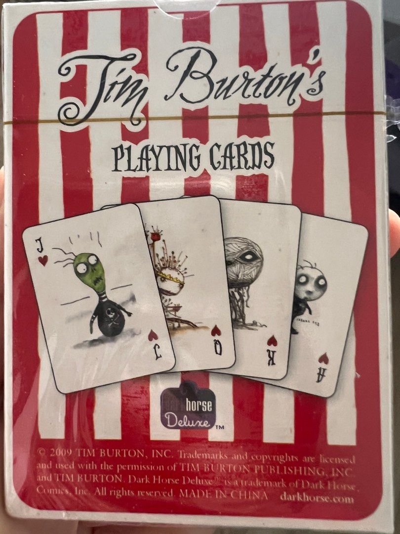 Timcanpy Playing Card Tim Burton's Playing Cards - Brand New, Hobbies & Toys, Toys & Games on ...