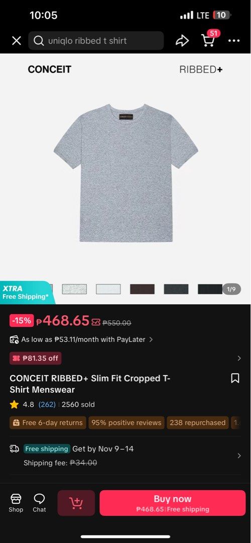 Tshirt conceit (Category: Tshirts & Polo Shirts ) located in Malolos. Submitted by urgoodsfrommls (Listing ID 1402853411, Image 3). Description: Brand new Wrong size.