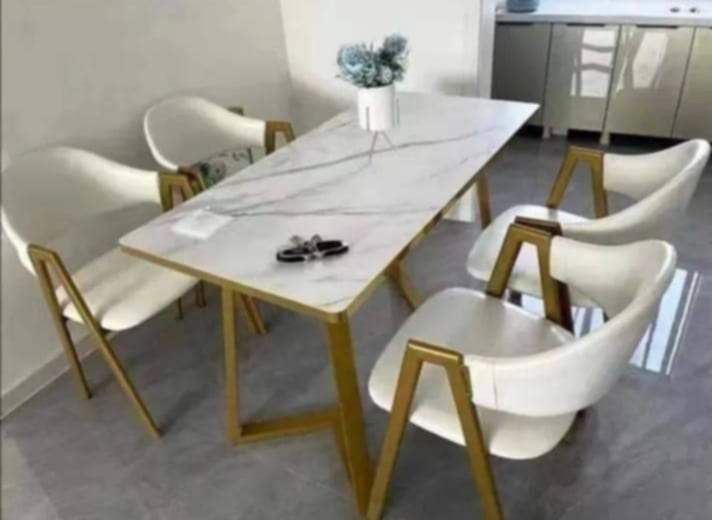 Va Dining Table Set Marble Design 4 Seater (Category: Tables & Sets) located in Manila. Submitted by dolorchris69891 (Listing ID 1402962151, Image 3). Description: Dining Table Set Marble Design 4 Seater.
