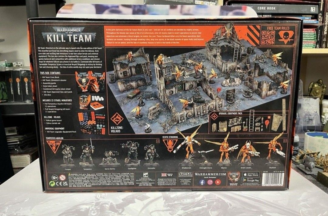 Warhammer 40K Kill Team Hivestorm Vespids vs Aquilons NEW, Hobbies ...