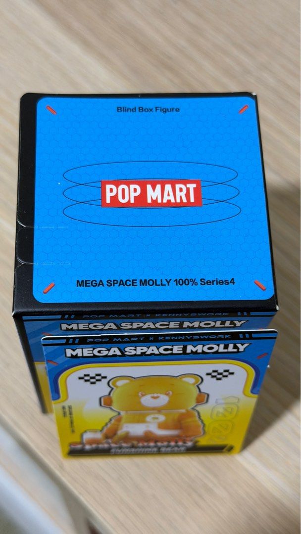 WTT/WTS Mega Space Molly 100% Series 4 (Category: Designer & Blind Box Toys) located in Quezon City. Submitted by theavp (Listing ID 1402943587, Image 3). Description: WTT/WTS Pop Mart Mega Space Molly Version 4 - Funshine Bear 🐻 🧡 Sealed foil, open bottom! Message me for possible trade! Meet up: Podium/Taguig Delivery: LBC.