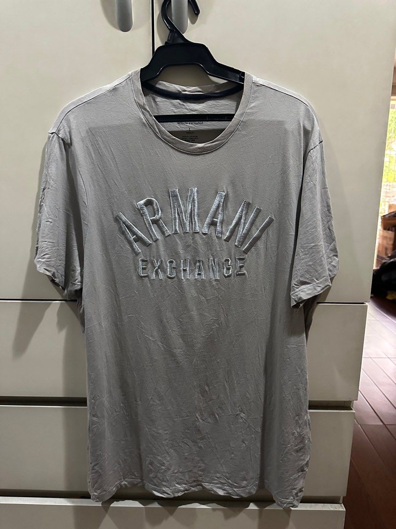 Armani Exchange AX T-shirt - Gray - Large (Category: Tshirts & Polo Shirts ) located in Quezon City. Submitted by jannaht (Listing ID 1403064280, Image 1). Description: PM if interested Open to negotiations .