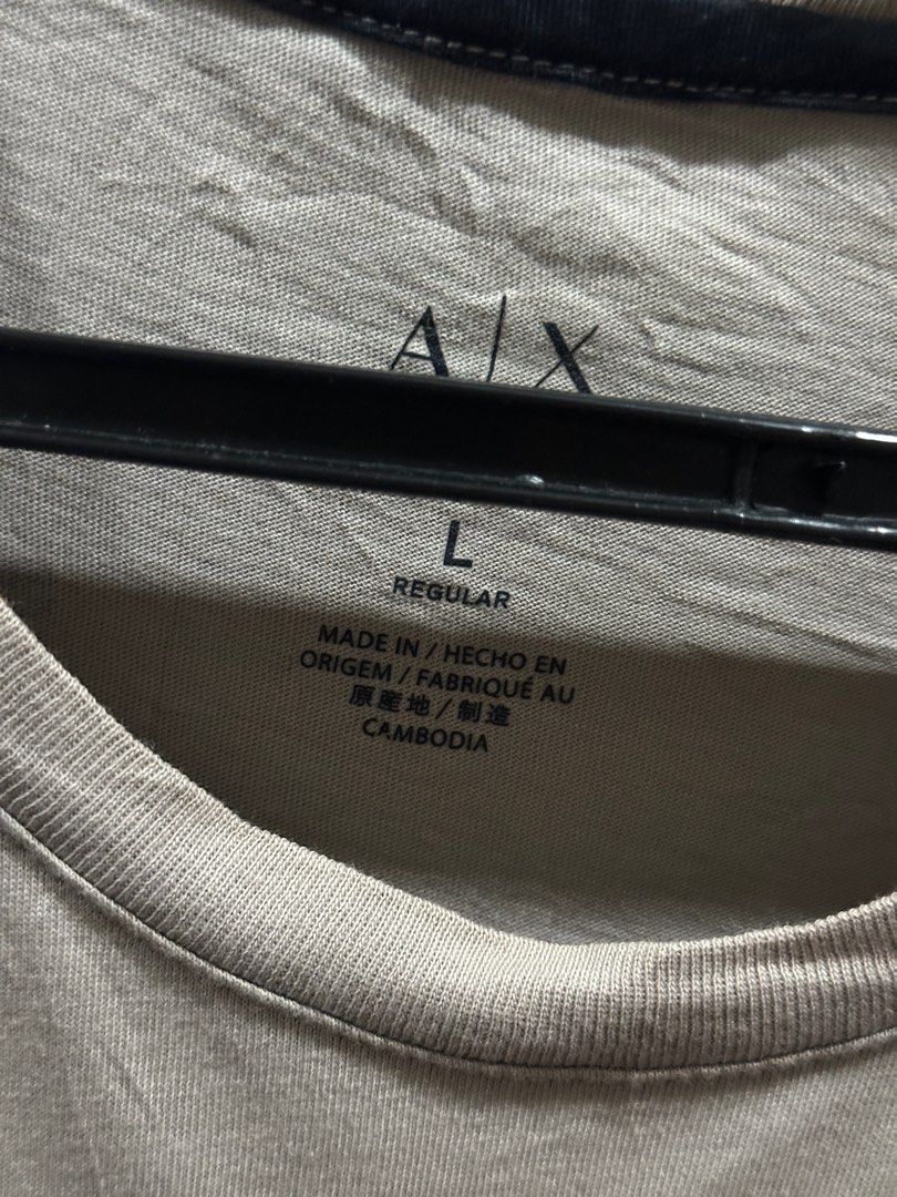 Armani Exchange AX T-shirt - Gray - Large (Category: Tshirts & Polo Shirts ) located in Quezon City. Submitted by jannaht (Listing ID 1403064280, Image 3). Description: PM if interested Open to negotiations .