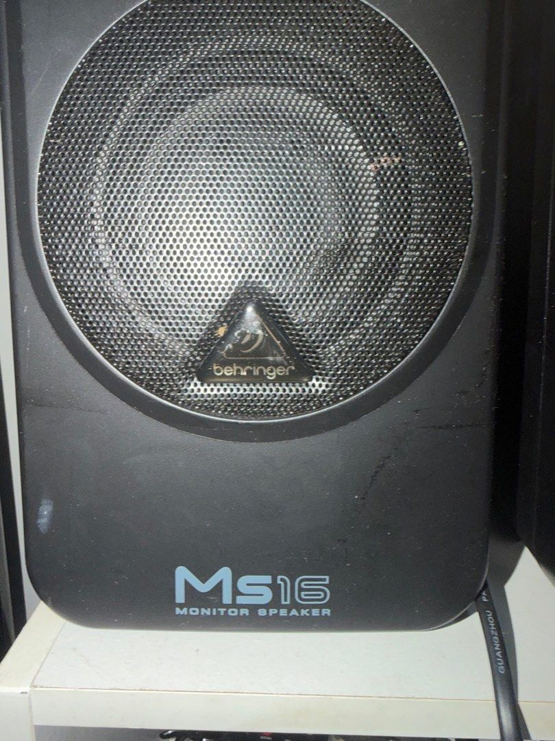 Behringer Monitor Speaker (Category: Soundbars, Speakers & Amplifiers) located in Bulacan. Submitted by mysticdeer.6d7f47 (Listing ID 1403042664, Image 3). Description: Behringer Monitor Speaker Issue: Grounded mic volume control.