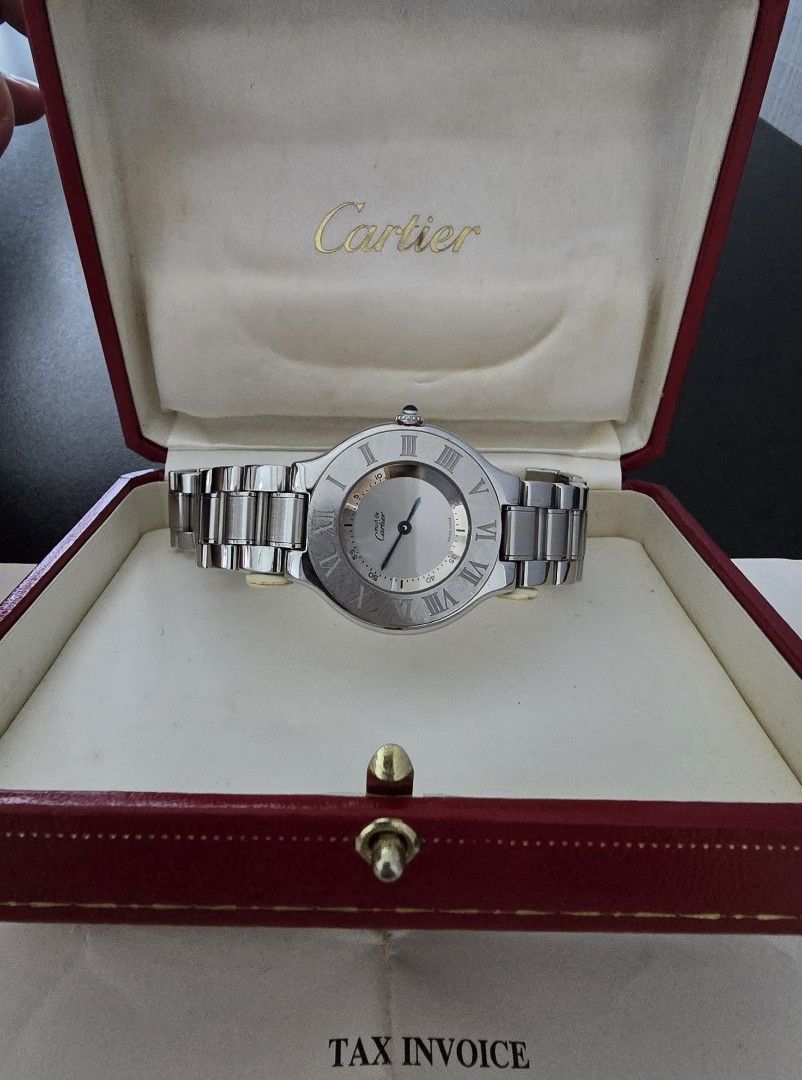 Cartier Must de Cartier Watch - Silver, Women's Fashion, Watches ...