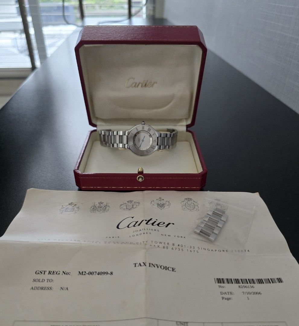 Cartier Must de Cartier Watch - Silver, Women's Fashion, Watches ...