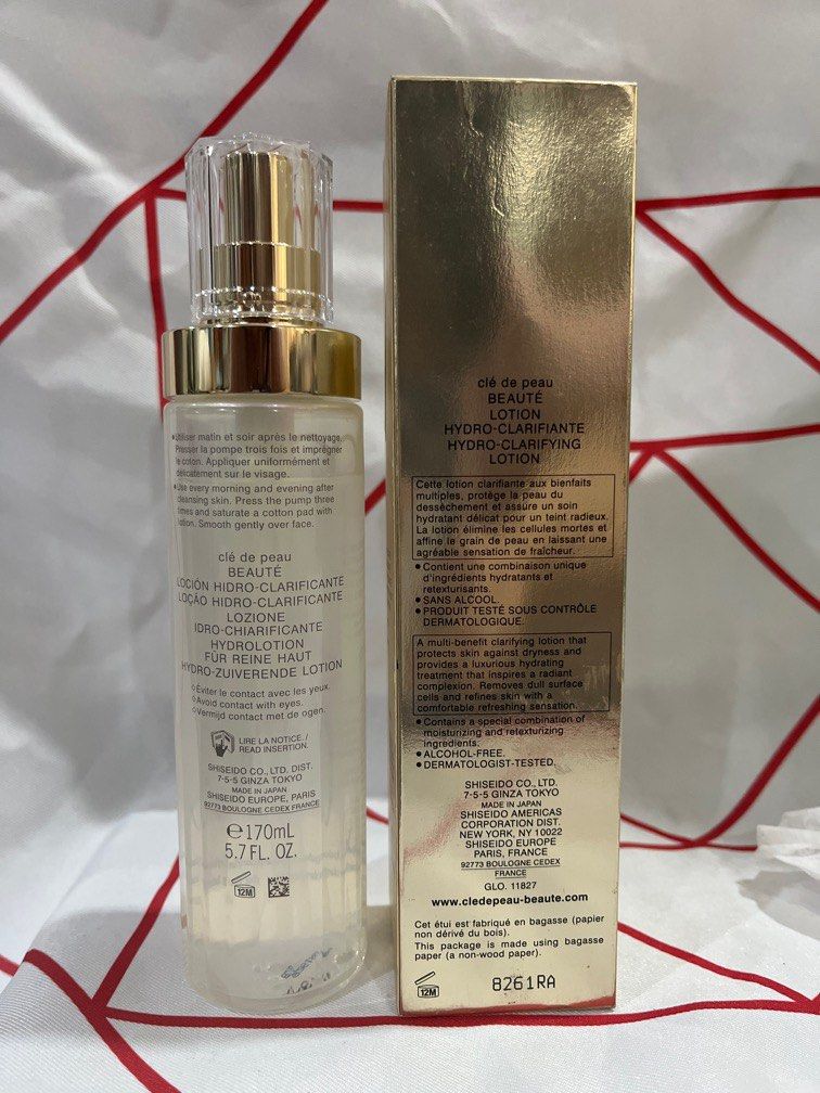 CLE DE PEAU BEAUTE hydro clarifying lotion 170ml (Category: Face Care) located in Manila. Submitted by marylouche42170 (Listing ID 1403050853, Image 2). Description: Retail price 7000 Discounted at. 5000.
