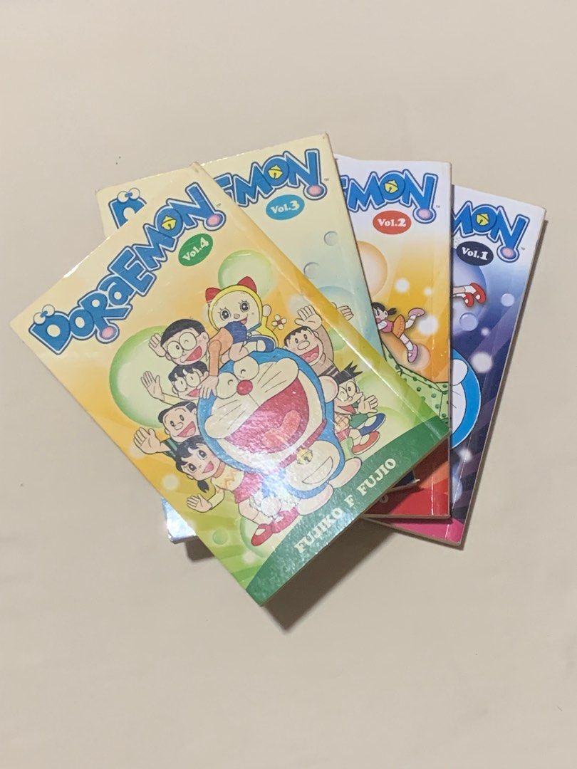 Doraemon Manga Comic Book Volumes 1-4 (Category: Comics & Manga) located in Tumauini. Submitted by bihisbyme (Listing ID 1403059992, Image 1). Description: Please message me to negotiate.