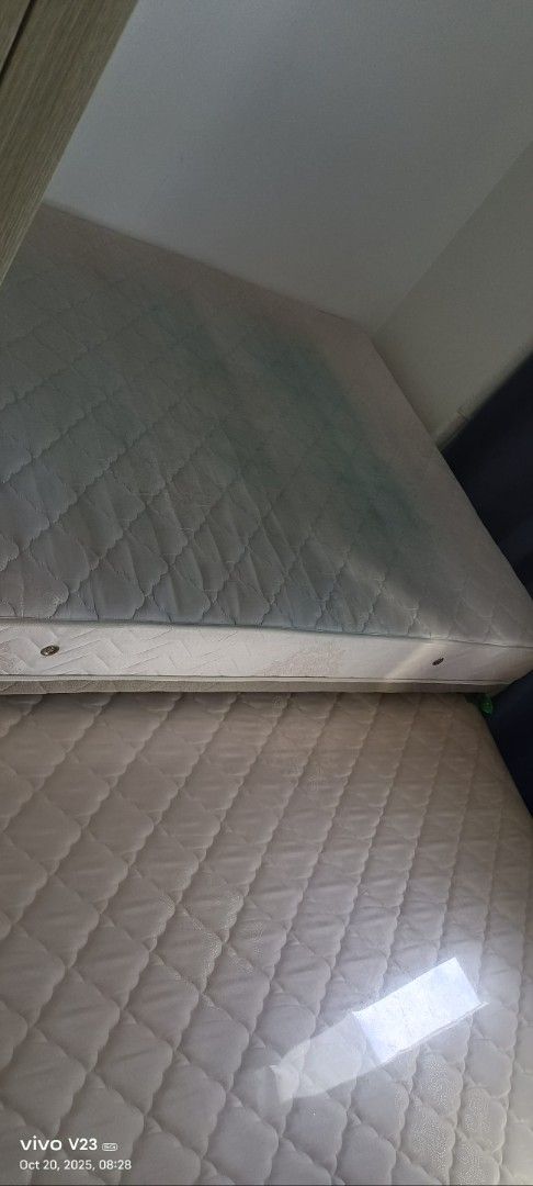 Double Bed with Pull-Out Bed (Category: Bed Frames & Mattresses) located in Manila. Submitted by tes07 (Listing ID 1403107940, Image 3). Description: condo pullout.