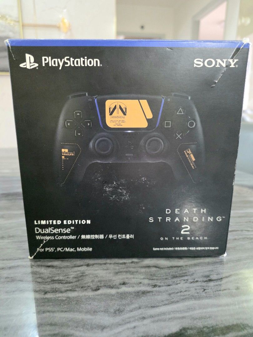 Dualsense Death Stranding 2 Limited Edition (Category: Controllers) located in Mandaluyong City. Submitted by chan.ningtatum (Listing ID 1403144329, Image 1). Description: For Sale! Dualsense Limited Edition Death Stranding 2 Good Working Condition. No Issue. Checkouts via Shope e and Laz ada Available Shipping: Lalamove, Grab Meet ups: Mandaluyong City or San Juan City.