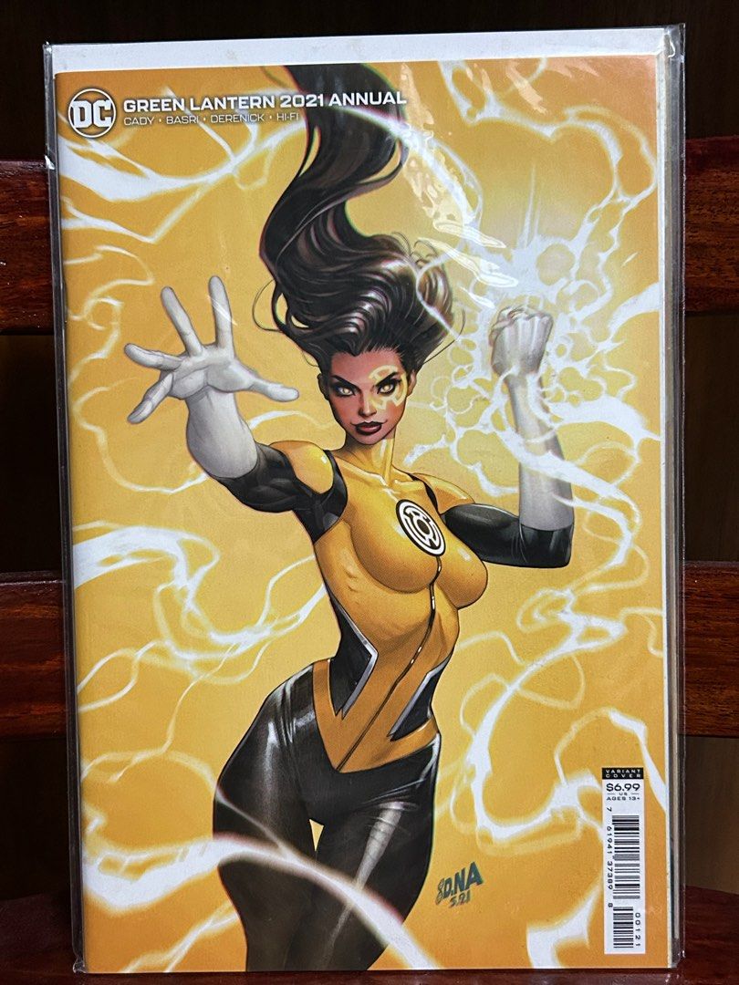 Green Lantern 2021 Annual David Nakayama variant (Category: Comics & Manga) located in Quezon City. Submitted by andrewbernardo95 (Listing ID 1403195516, Image 1). Description: Green Lantern 2021 Annual David Nakayama variant Jessica Cruz Yellow Lantern cover Selling for 550 NM condition Preferred meet-ups in Fairview area, but it can be discussed. Shipping through Lalamove, Grab, Gogoxpress MOP: BDO, BPI, Gcash PM me for any questions and additi