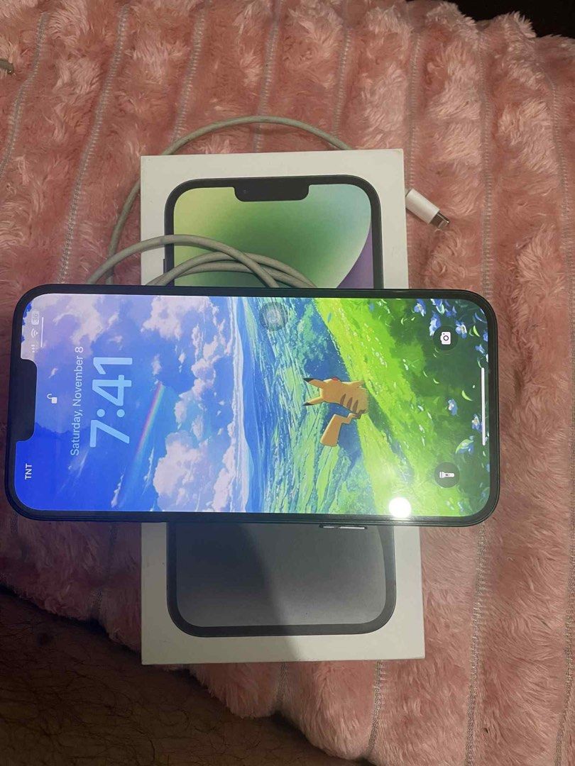 IPHONE 14 PLUS SMART LOCK (Category: iPhone X Series) located in Bulacan. Submitted by markedson (Listing ID 1403083033, Image 3). Description: 14 plus 84% batt health smartlock.