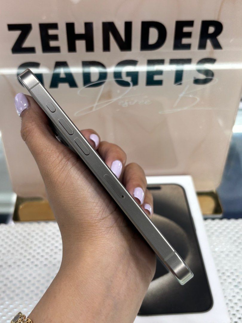 iPhone 15 PRO 128GB SMARTLOCKED (NTC APPROVED) (Category: iPhone 15 Series) located in San Juan City. Submitted by desireebayal96 (Listing ID 1403079371, Image 3). Description: iPhone 15 PRO (NATURAL TITANIUM) * 128GB * SMARTLOCKED * NTC APPROVED * 88% BH (ORIGINAL NOT BOOSTED CAN CHECK 3UTOOLS) * 98% SMOOTH * NO ISSUE * NO HISTORY OF REPAIR * NO ICLOUD ISSUE * NOT REFURBISHED * FACE ID & TRUETONE WORKING * WITH TYPE-C CORD * WITH BOX SAME SERIAL
