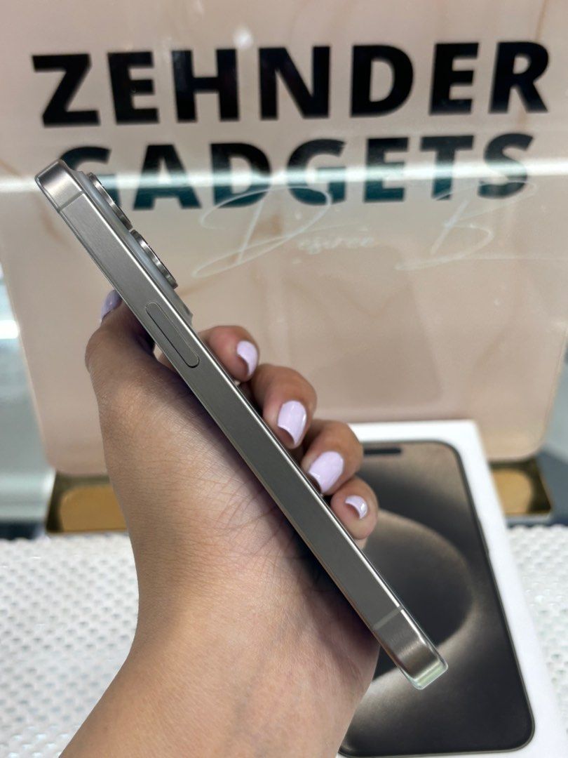 iPhone 15 PRO 128GB SMARTLOCKED (NTC APPROVED) (Category: iPhone 15 Series) located in San Juan City. Submitted by desireebayal96 (Listing ID 1403079371, Image 2). Description: iPhone 15 PRO (NATURAL TITANIUM) * 128GB * SMARTLOCKED * NTC APPROVED * 88% BH (ORIGINAL NOT BOOSTED CAN CHECK 3UTOOLS) * 98% SMOOTH * NO ISSUE * NO HISTORY OF REPAIR * NO ICLOUD ISSUE * NOT REFURBISHED * FACE ID & TRUETONE WORKING * WITH TYPE-C CORD * WITH BOX SAME SERIAL