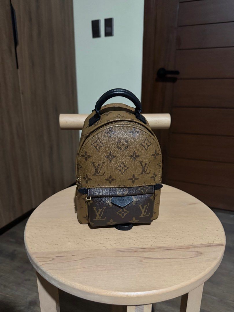 Louis Vuitton Palm Spring Mini Backpack (Category: Luxury Bags & Wallets) located in Rizal. Submitted by shopaholicsnook (Listing ID 1403201828, Image 1). Description: Good as new. With samorga organizer.