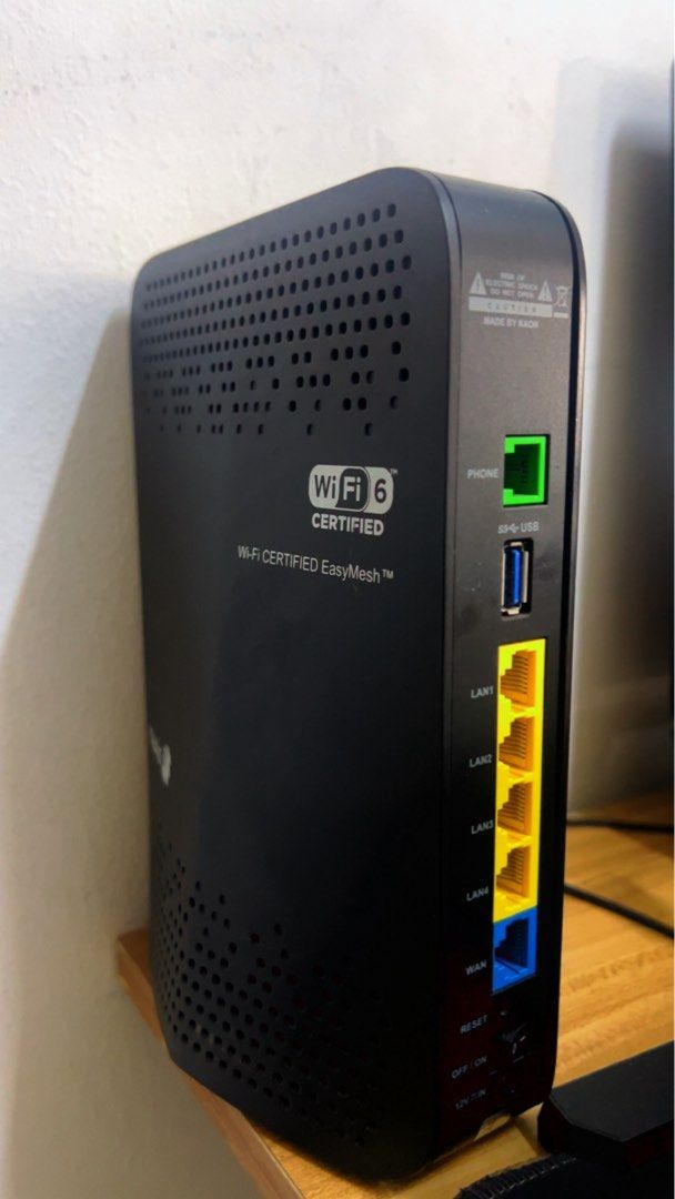 Maxis Rounter Maxis Fibre Wi-Fi 6 EasyMesh Router, Computers & Tech, Parts ...