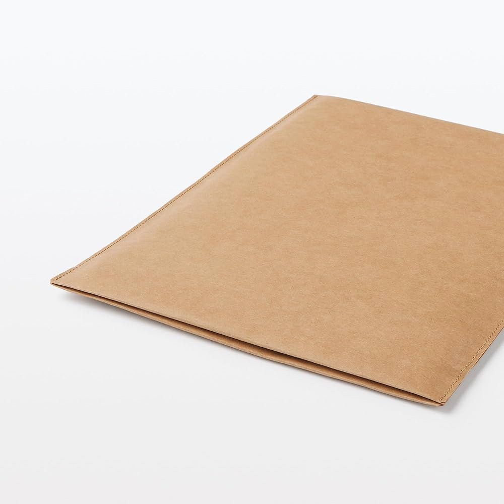 Muji Tablet Case Brown (Category: Cases & Sleeves) located in Quezon City. Submitted by fpla01 (Listing ID 1403134725, Image 3). Description: Muji tablet case - Brown color - Made of paper-like material - Brand new, in original packaging - Designed for tablets - Size: Inner Dimensions: Approx. W 6.9 x H 9.8 x D 0.3 inches (174 x 251) RFS : Tablet does not fit.