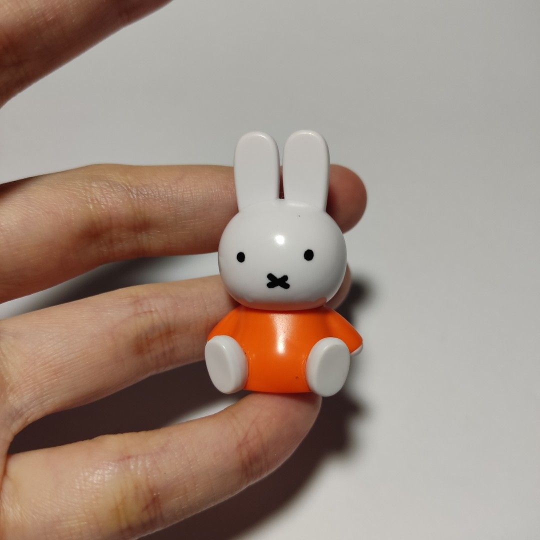 Orange Miffy Sitting Figure Mascot (Category: Plushies & Soft Toys) located in Bacoor. Submitted by kmrynl (Listing ID 1403165481, Image 2). Description: Rfs: decluttering - no issue - with merci markings MOP: Gcash/BPI/Maribank only MOD: J&T/Lalamove.