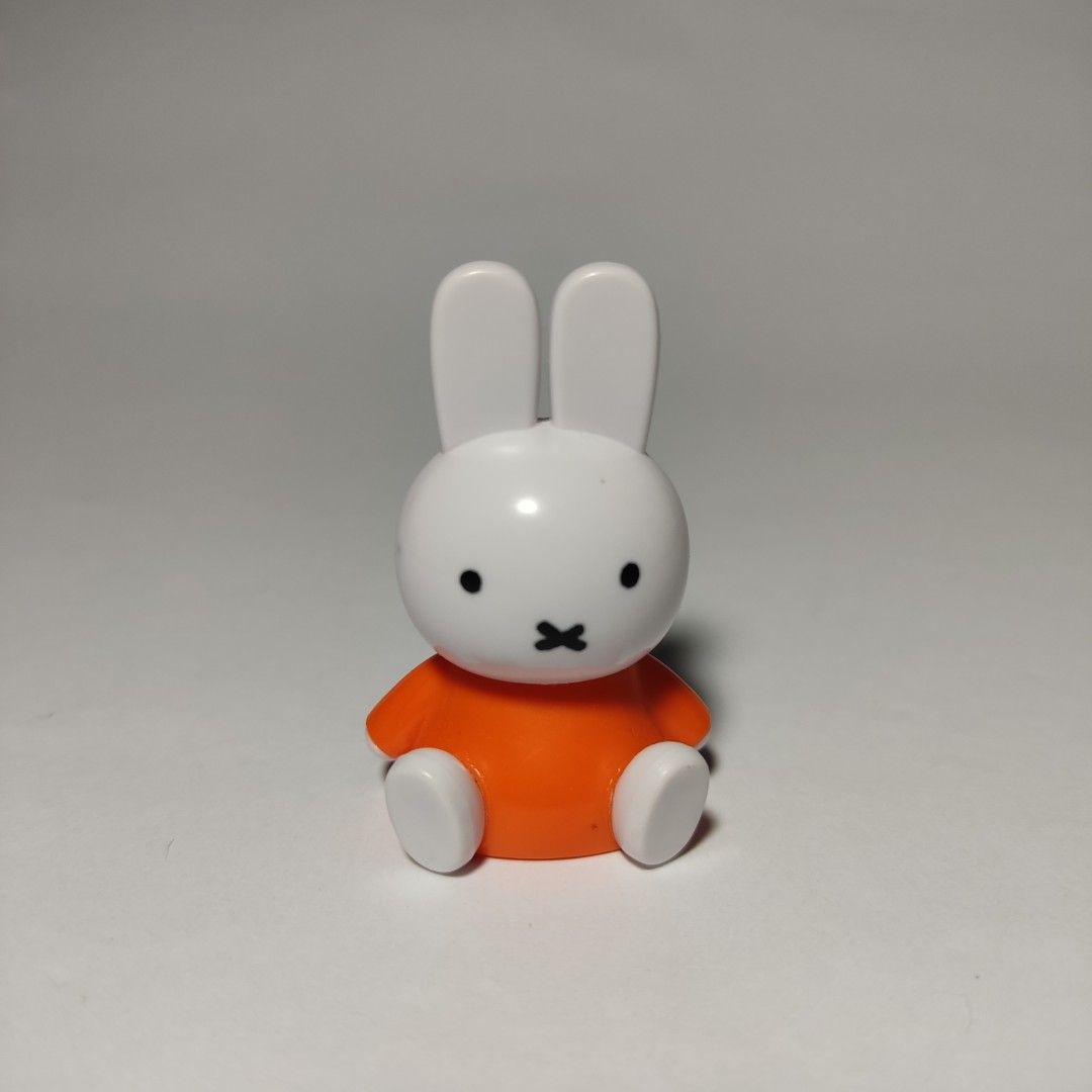 Orange Miffy Sitting Figure Mascot (Category: Plushies & Soft Toys) located in Bacoor. Submitted by kmrynl (Listing ID 1403165481, Image 1). Description: Rfs: decluttering - no issue - with merci markings MOP: Gcash/BPI/Maribank only MOD: J&T/Lalamove.