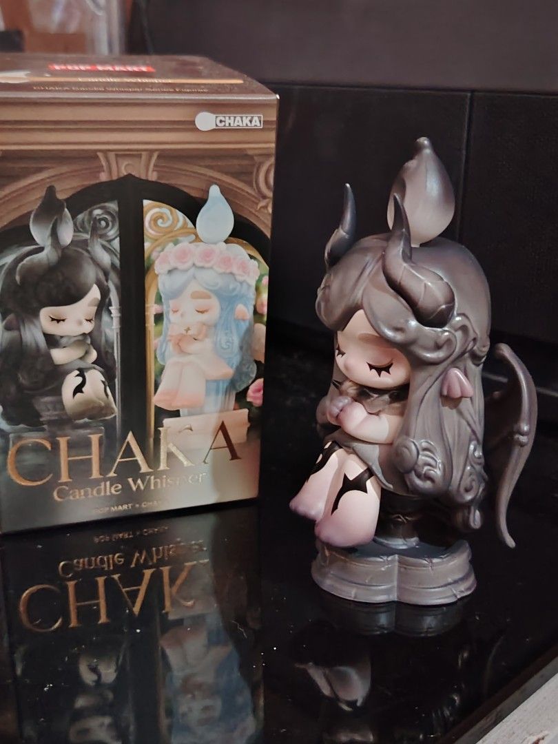 POP MART CHAKA Candle Whisper Figure (Category: Designer & Blind Box Toys) located in Manila. Submitted by veaeisleame (Listing ID 1403101089, Image 2). Description: - POP MART CHAKA Candle Whisper figure - Comes with original box and collector's card Mod: J&T or Lalamove Mop: InstaPay /Gotyme /Gcash .