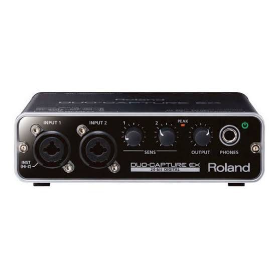 Roland DUO-CAPTURE EX USB Audio Interface Recording (Like New) (Category: Microphones) located in Pasig City. Submitted by hello.lulu (Listing ID 1403151208, Image 2). Description: Roland DUO-CAPTURE EX USB Audio Interface • Pro I/O for PC, Mac & iPad • 2 premium VS mic preamps (same as Roland’s V-Studio & M-400) • Dual XLR/TRS combo inputs + Hi-Z for guitar/bass • 3-way power options: USB bus, 2×AA batteries, or AC adapter • Compact & road-tough