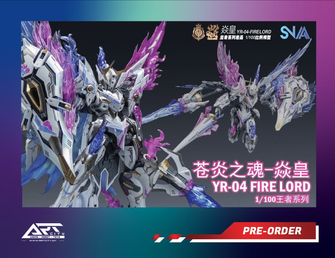 SNAA x Starry Craftsman - YR-04 Firelord - Phantom Flames Soul - 1/100 ...