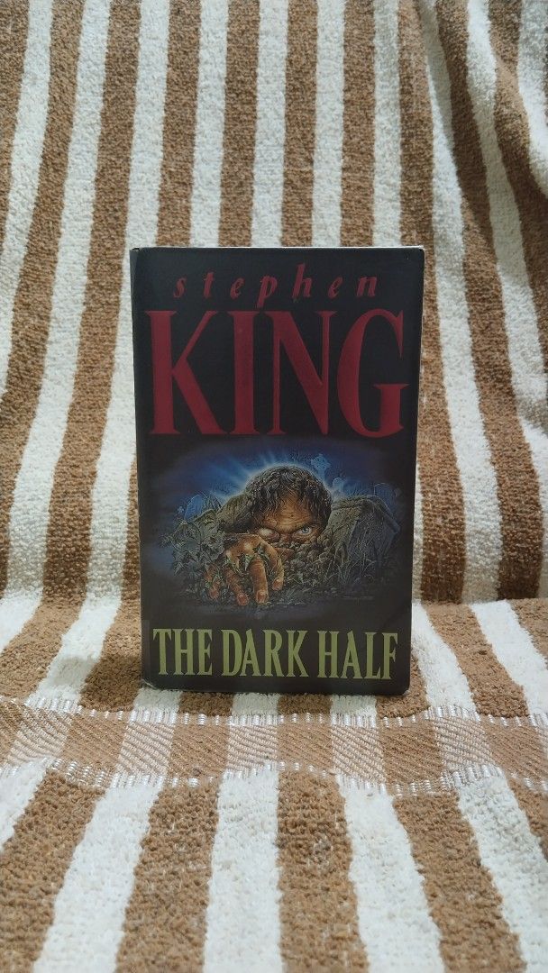The Dark Half by Stephen King (Mass Market) (Category: Storybooks) located in Malabon City. Submitted by ser.ian (Listing ID 1403155285, Image 1). Description: The book is not heavily used. It has adhesive cover. Aside from minor flaw in the spine corner, there are no major or noticeable creases. -- Only mode of payment: - Physical money Only meetup locations: CALOOCAN - SM Grand Central MALABON - Robinsons Malabon - Fishermall Malabon NAVOTAS - 