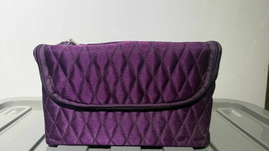 Ulta Makeup Kit from US (Category: Makeup) located in Dasmarinas. Submitted by bzbeezcar0u5el1 (Listing ID 1403074808, Image 1). Description: ULTA 76piece makeup beauty box with quilted fold out case (from US) Only used some colors 1-2 times. Missing 1 lipstick, 1 lip gloss, mini eyeshadow brushes. Purple quilted exterior.